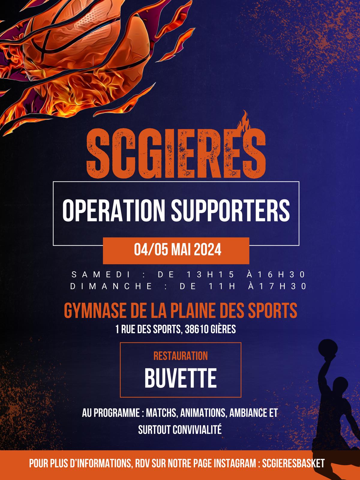 Opération supporters